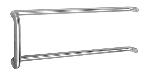 Rockwood
11047_2_Glass
Series 47 Straight Double Bar Set 8 in. CTC Pull / 33 in. CTC Push Bar