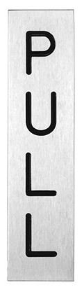 Rockwood674LEngraved Vertical Sign - PULL