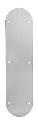 Rockwood71REPush Plate Round Ends 0.62 in. thick